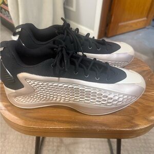 adidas Black and Silver Athletic Shoes